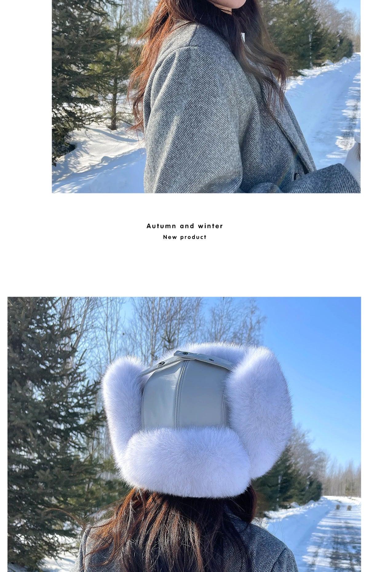 Winter Warm Real Fox Fur Hat Ear-Protecting Hats Women's Genuine Leather Windproof Fox Fur Bomber Hat Thickened Sheepskin Cap