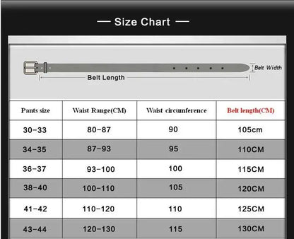 2.8CM Pure Cowhide Genuine Leather for Men's Women High Quality Jeans Needle Buckle Belts Cowboy Fashion Designer Matching Belt