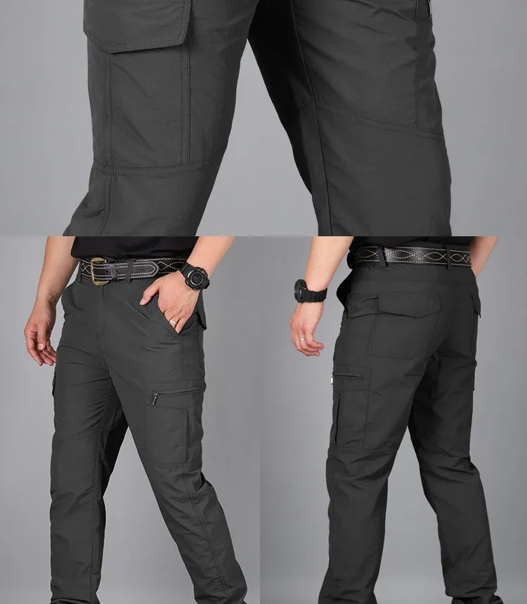 Asian Size Summer Cargo Pants Men Pants Streetwear Jogger Trekking Hiking Mountain Work Tourism Trousers