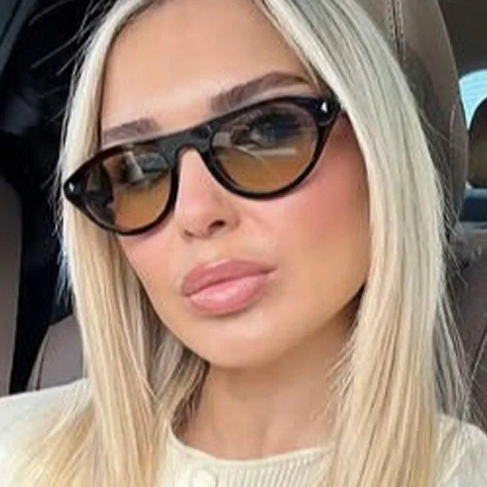 Top Selling cat eye sunglasses for women vintage small frame gradient uv400 sun glasses men retro hip hop driving shades