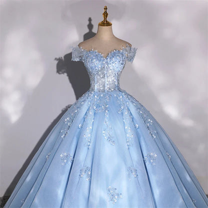 Shiny Party Dresses 15 Quinceanera Dresses Ball Gown Elegant Off Shoulder 15 Year Old Dress Customized Prom Gown Plus Size