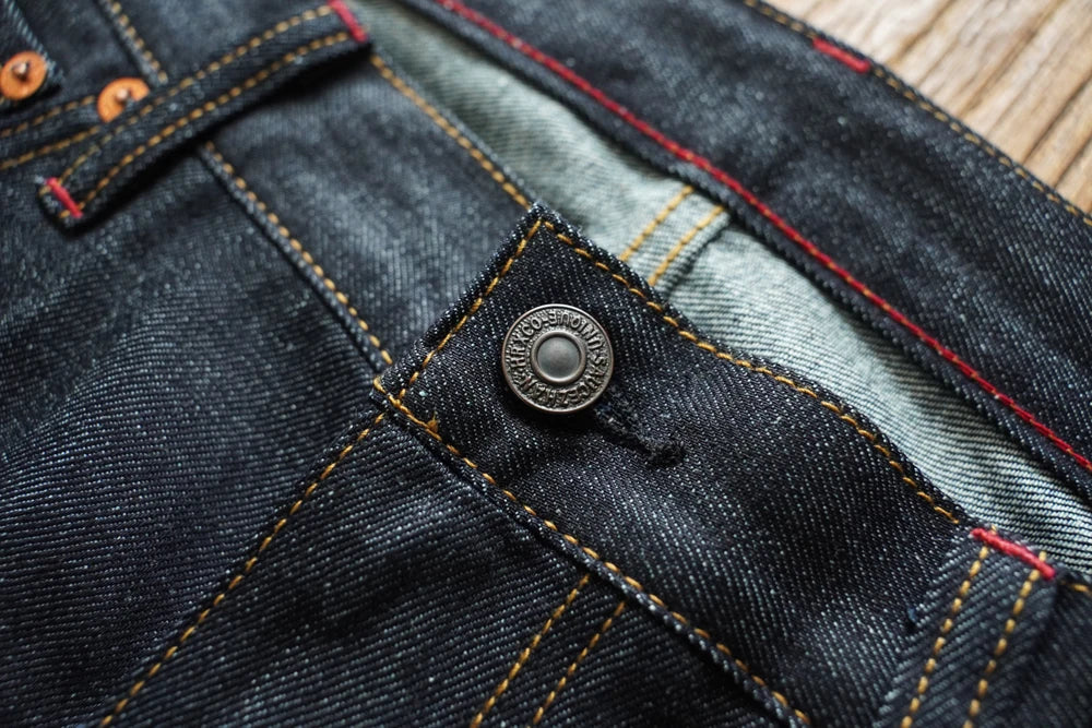 Summer Sanforized Selvedge Denim Jeans Cotton-ramie Men's Jeans Loose Fit High Rise 10oz