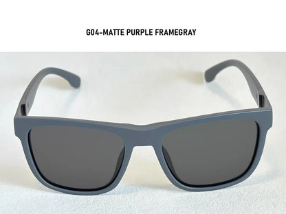Vintage Retro Polarized Sunglasses For Men Vacation Square Sunglass Women UV400 Protection Fashion Glasses Gafas De Sol Hombre