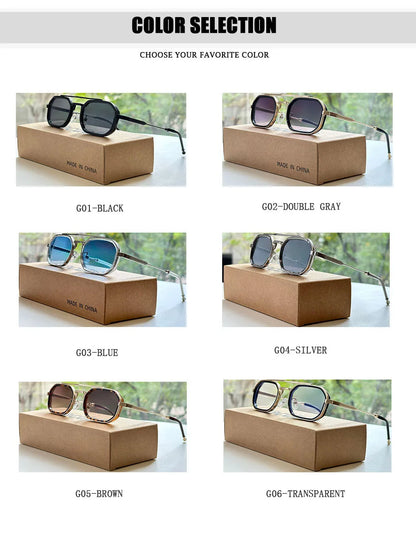 2026 Square Sunglass Men Vintage Fashion Glasses Steampunk Sunglasses Women Trendy Gafas De Sol Hombre Luxe Lunette Soleil Femme