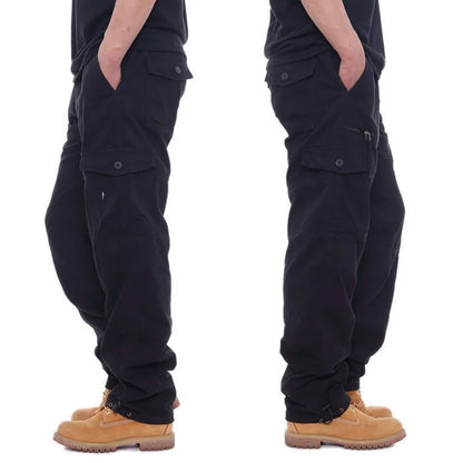 Men's Tactical Trousers Large Size Loose Casual Pants Running Overalls Men's Sweatpants Sports Hiking Outdoor Clothes Work Pants