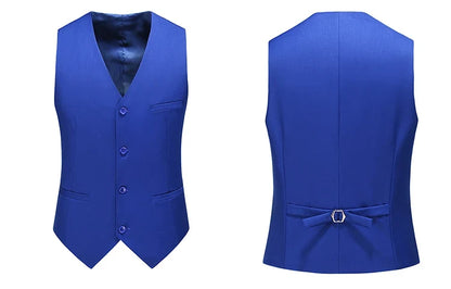 Vest for Men 17 Colors Solid Color Slim Single Breasted Waistcoat Business Fashion Casual High Quality Men Clothing Suit Vests