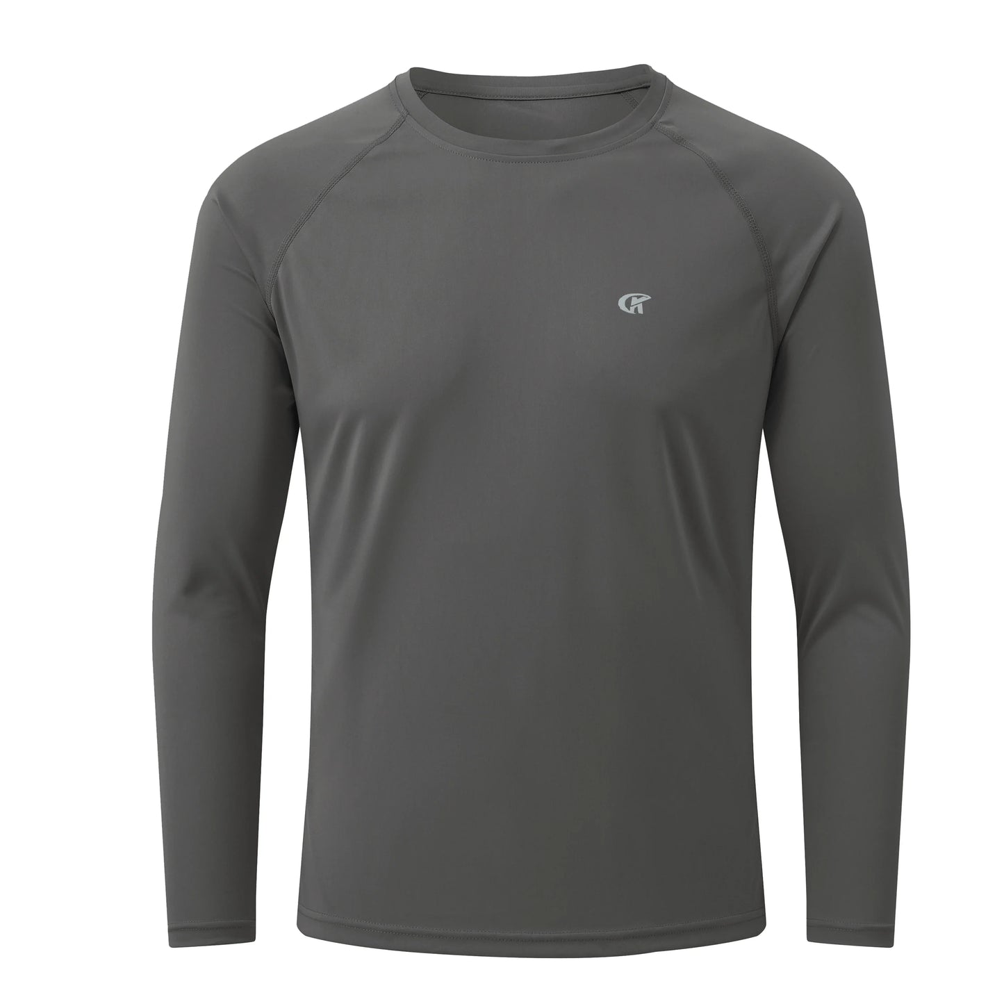Men UPF 50+ Long Sleeve T-Shirt, Rash Guard Breathable Tops, Pullover Shirt for Sport Fishing Hiking Running Beach Surfing