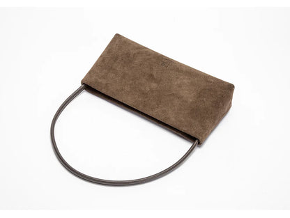 Solid Simple Classic Style Velvet Underarm Bag Elegant Fashion Design Seasonal New French Vintage Shoulder Bag
