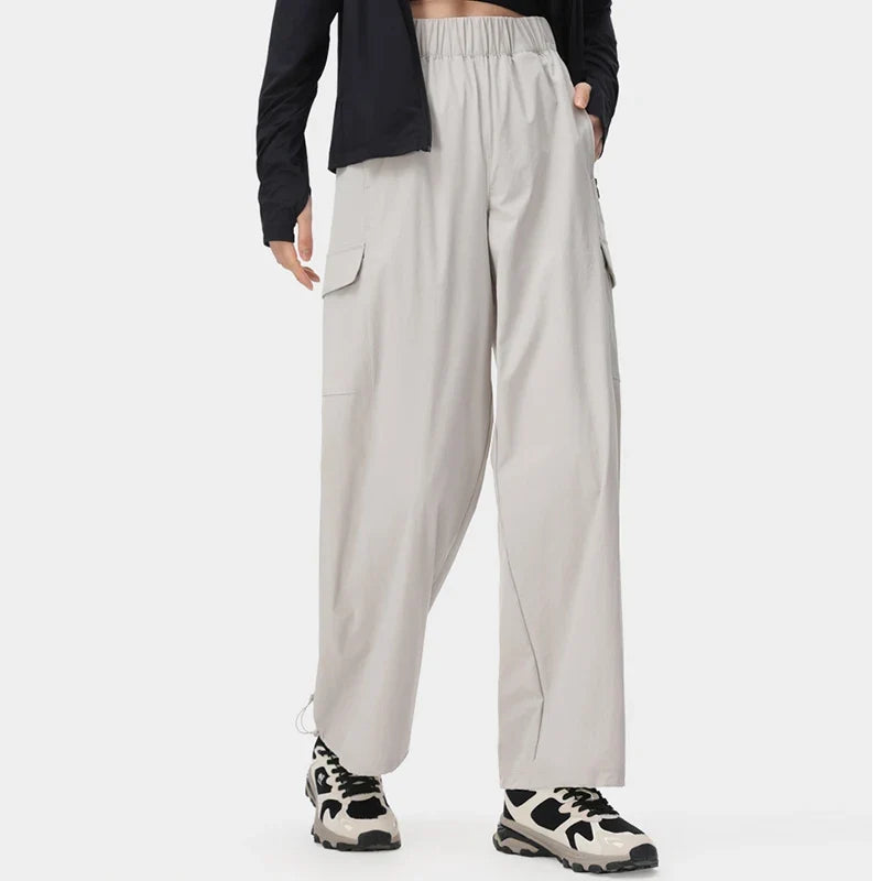 Outdoor Hiking Pants for Women Men's Casual  Trousers 2024 Autumn Sports Pants Loose Functional Overalls  Windproof