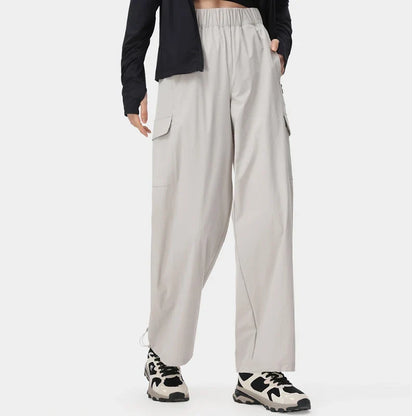 Outdoor Hiking Pants for Women Men's Casual  Trousers 2024 Autumn Sports Pants Loose Functional Overalls  Windproof