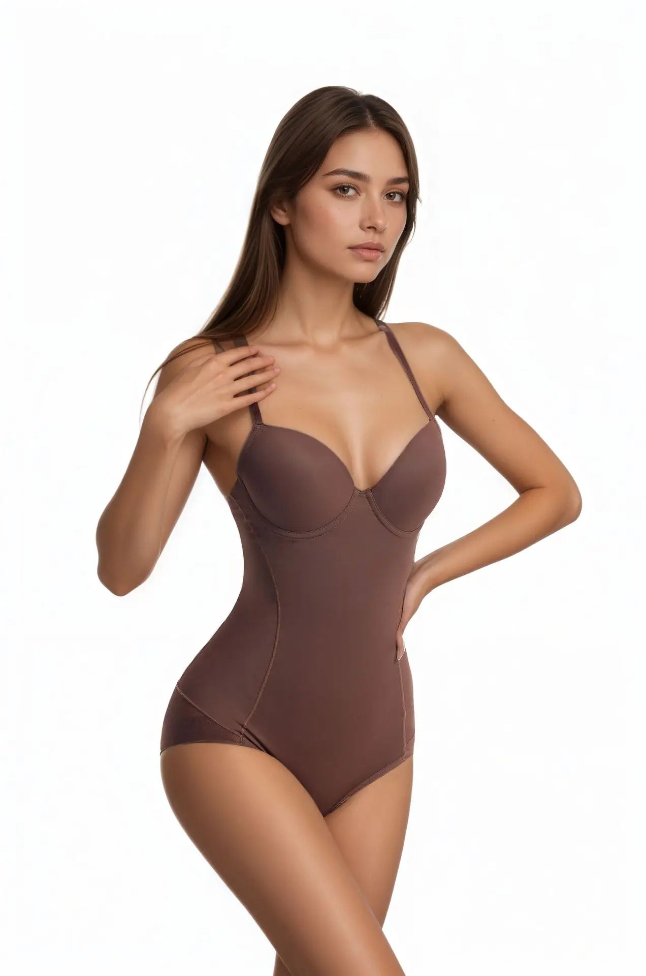 Women Shapewear Bodysuit Steel Boned Corset Tummy Control Slimming Body Shaper