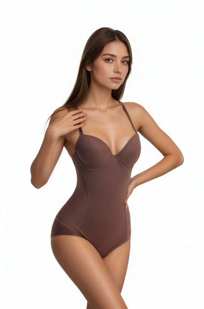 Women Shapewear Bodysuit Steel Boned Corset Tummy Control Slimming Body Shaper
