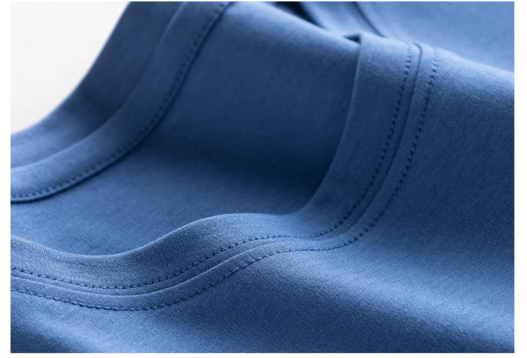 6% Real Silk Cotton Modal Women's T-shirt 2026 Summer Tees Short Sleeve Solid Tee Shirts V-neck Casual Woman Basic T shirt Tops