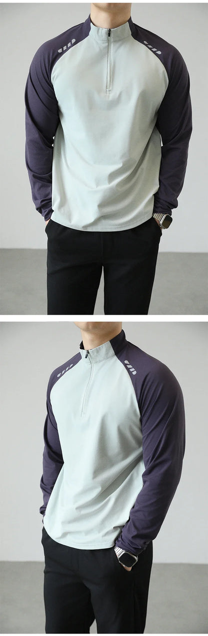 Men's Quick-drying Fitness Sportswear  Quick - Dry Outdoor Cycling & Fitness Long - Sleeve T - Shirt