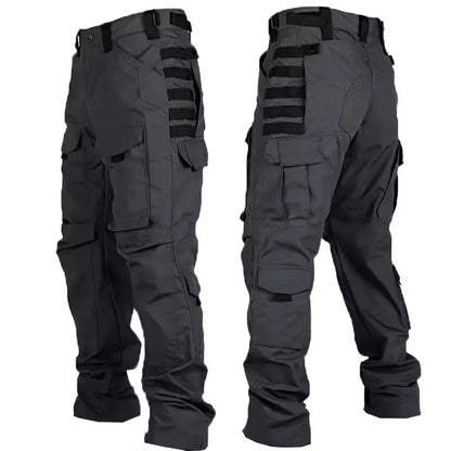 Men Tactical Pants Quick Dry Milit Multi-Pocket Cargo Pants Casual Trousers Wear-Resistant Workwear Traning Hunting Pants Loose