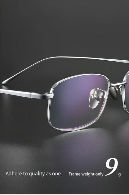 Ultra-light Women's Small Frame Geometric Design Men's Anti-blue Light Glasses Can Be Customized Prescription 8027