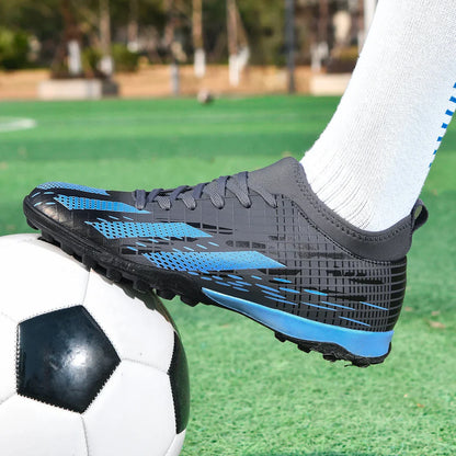 New Men Soccer Shoes Futsal Indoor Football Boots Sport Match Training Kids TF Cleats Grass Ankle Hot-selling High-quality Light