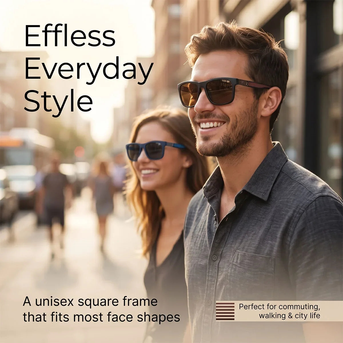 Polarized Square Sunglasses For Men Luxury Square Vintage Retro Fashion Glasses  Gafas De Sol Hombre Polarizadas Alta Calidad