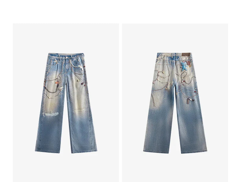 Women Denim Jean 2025 Spring New Long Pants 8518053