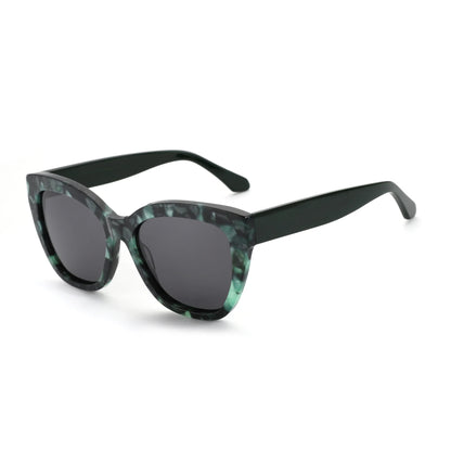 Butterfly Polarized Sunglasses Fashion Thick Frame for Women Acetate Sun Glasses Driving UV400 Protection