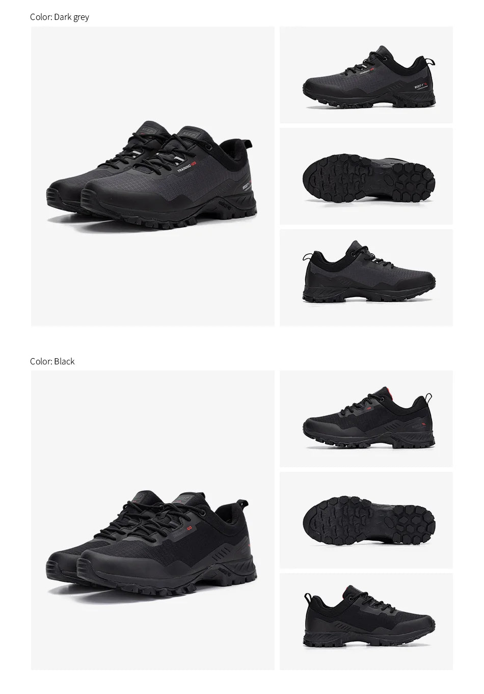 Men Hiking Shoes New Outdoor Climbing Waterproof Non-slip Wear-resistant Sneakers Male Casual Lace-Up Walking Shoes ﻿