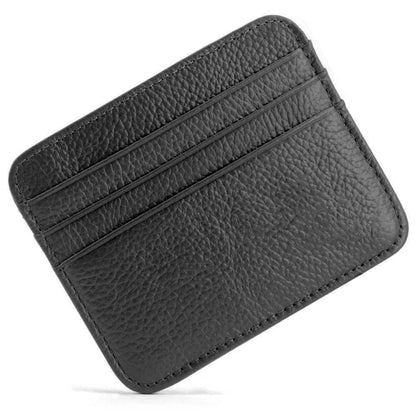 Real Leather Credit Card Holder Luxury Card Wallet Business Cardholder Slim Thin Small Wallet Sheepskin Card Bag for Men Women