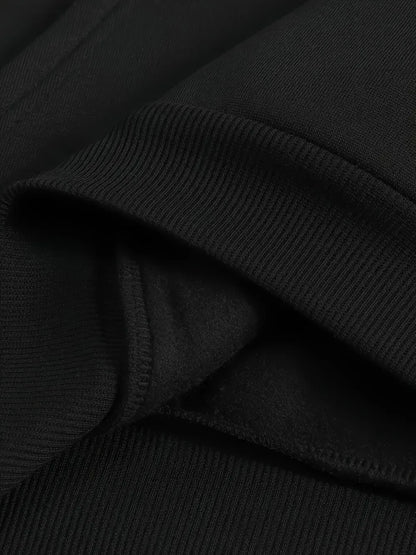 Fashionable men's autumn gym muscle training Gothic letter print soft and comfortable hooded sweatshirt outdoor street sports to