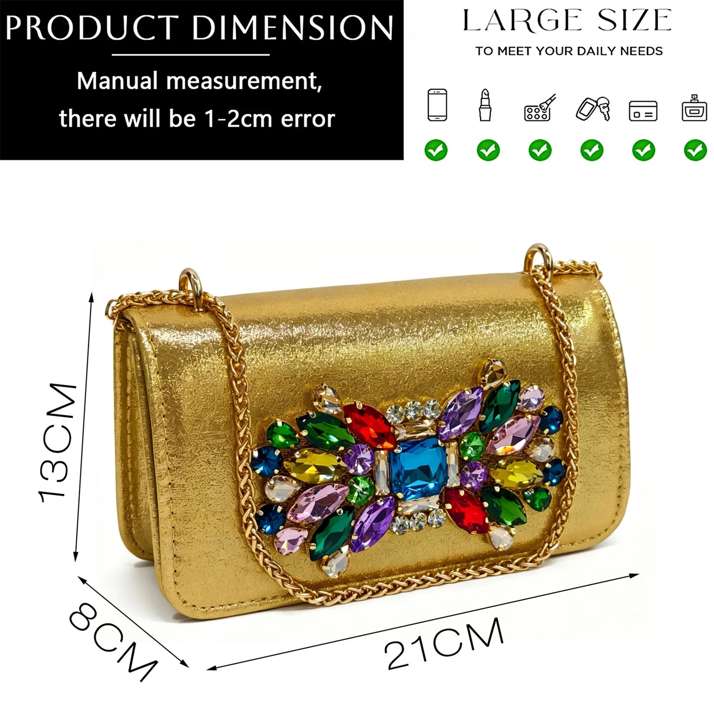 2026 Silver Rhinestone Mules Matching Bag Set Women Peep Toe Block Heel Sandals Wedding Evening Crossbody Handbag