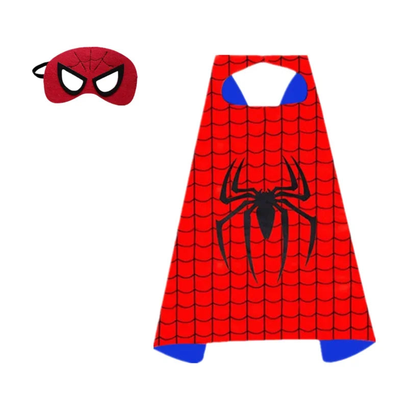 New Superhero Capes for Kids 3-10 Year Old Boy Gifts Boys Cartoon Dress Up Costumes Party Supplies Easter Gifts Cosplay Costumes