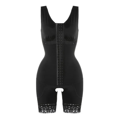 Fajas Colombian Girdle Waist Trainer Butt Lifter Shapewear Women Tummy Control Body Shaper Front Hooks Sheath Buttocks lLfts