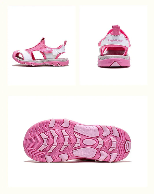 Kids Beach Water Sandals for Boys New Summer Girls Casual Shoes Closed Toe Anti-Collision Children Walking Sandials