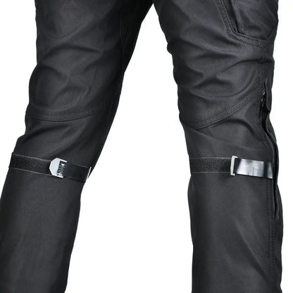 Waterproof Motorcycle Riding Pants All-Season Reflective Strip Adjustable Waistband Knee & Hip Pad for Outdoor Riding pants