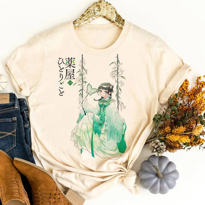 Apothecary Diaries tshirt female korean fashion japanese cheap aesthetic vintage t shirt goth 2000s baddie meme scene