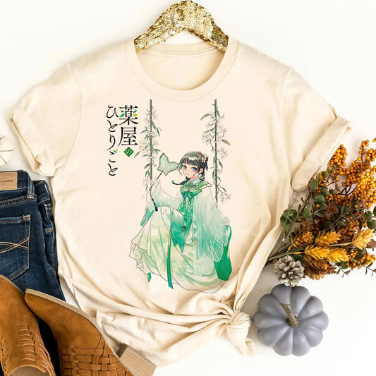 Apothecary Diaries tshirt female korean fashion japanese cheap aesthetic vintage t shirt goth 2000s baddie meme scene