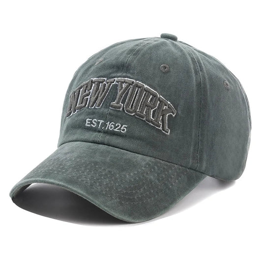 2025 New York Washed Cotton Cap For Men Women Gorras Snapback Caps Baseball Caps Sun protection Casquette Dad Hat Outdoors Cap