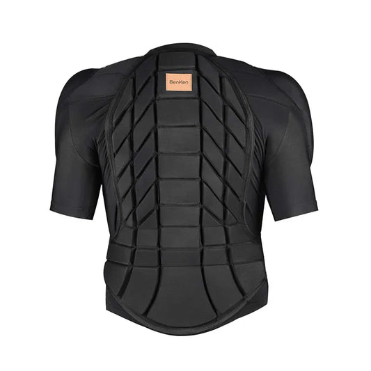 Ultralight Protective Gear Outdoor Skiing Anti-Collision Anti-Collision Armor Spine Back Protector Sports Shirts Black