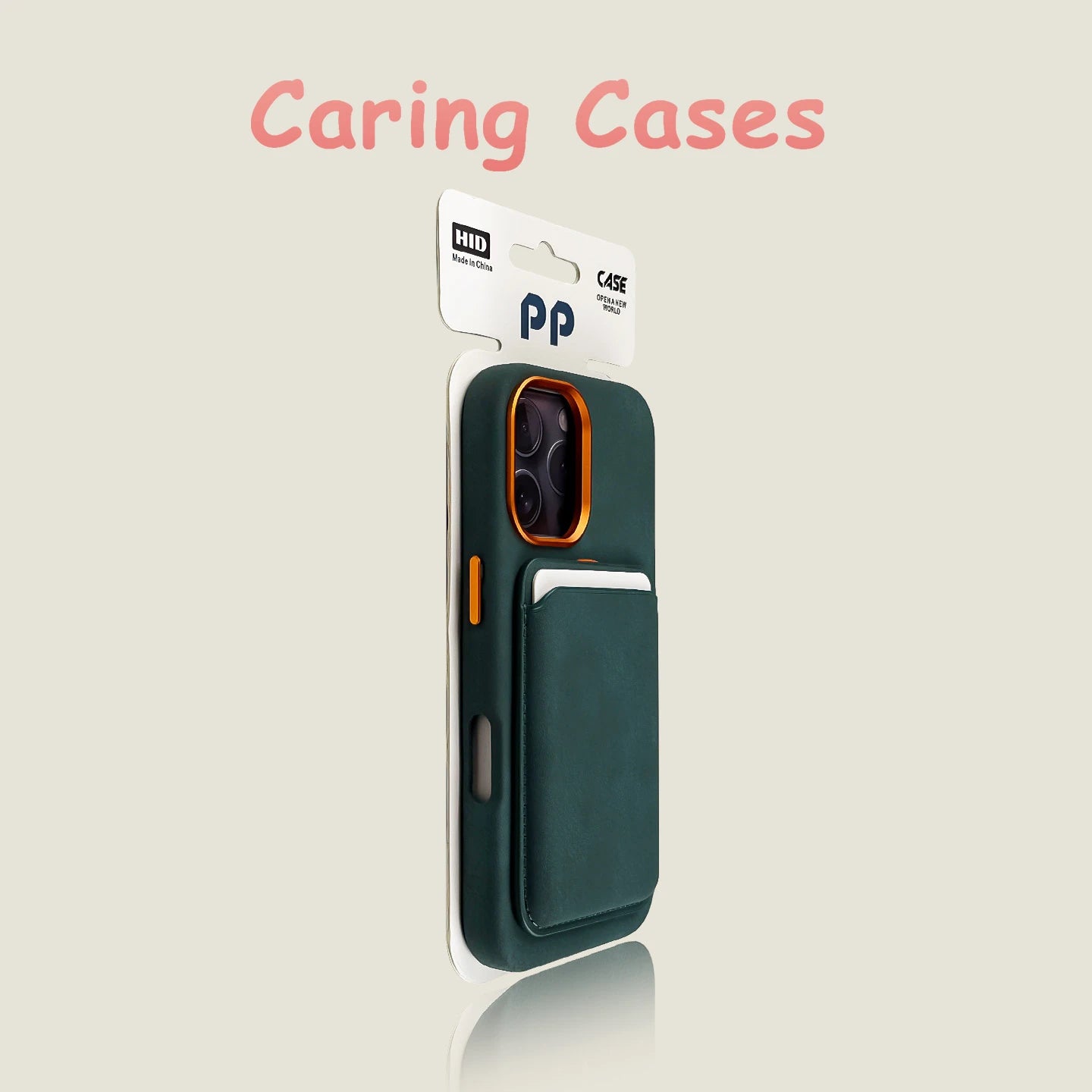 For iPhone 17 Pro Max Case Titan Gray Magnetic Card Slot Shockproof Compatible with iPhone 16 15 14 13