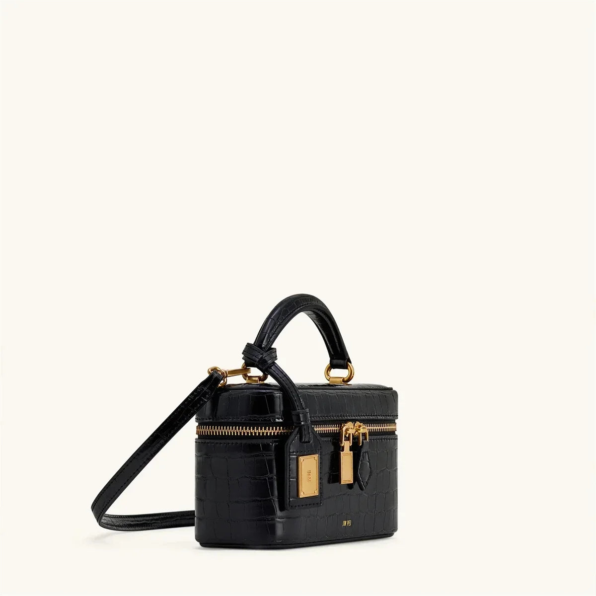 Textured Leather Crossbody Bag for Women, Designer Shoulder Purse with Letter Logo, Chic Commuter Handbag