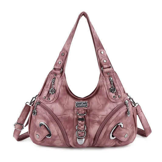 Vintage Women Handbags Fashion Shoulder Bag Large Tote Top-handle Shopping Pack Multifunctional Satchel Lady Hobos Purse