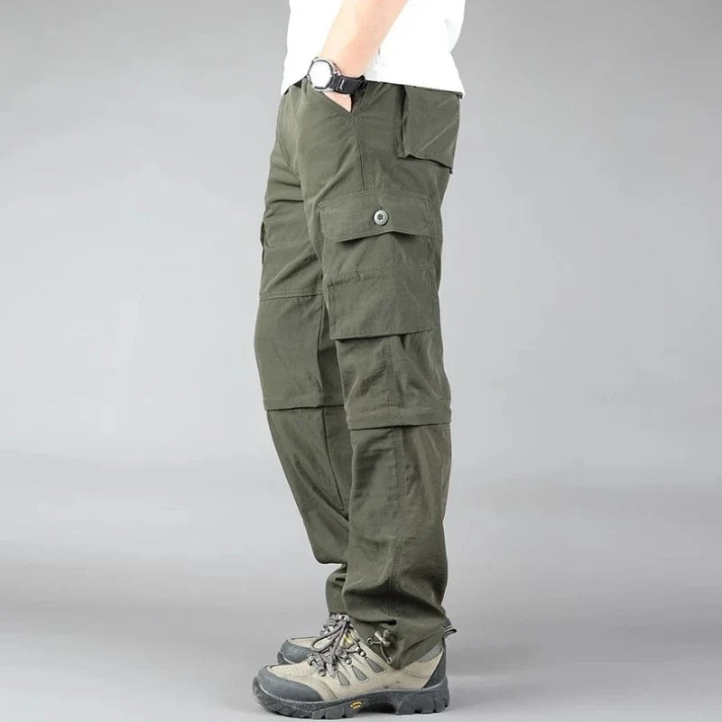Mens Cargo Hiking Pants Quick Dry,Comfortable,Perfect for Outdoor Working and Camping,Spring Autumn Versatile Outdoor Long Pants