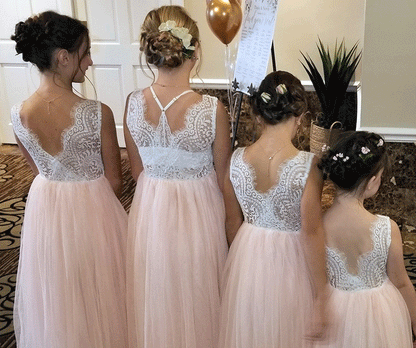 Princess Party Lace Flower Girl Dress Baby Kids Summer Wedding Birthday Dresses Children Clothing 2 4  6 8 10 12 14