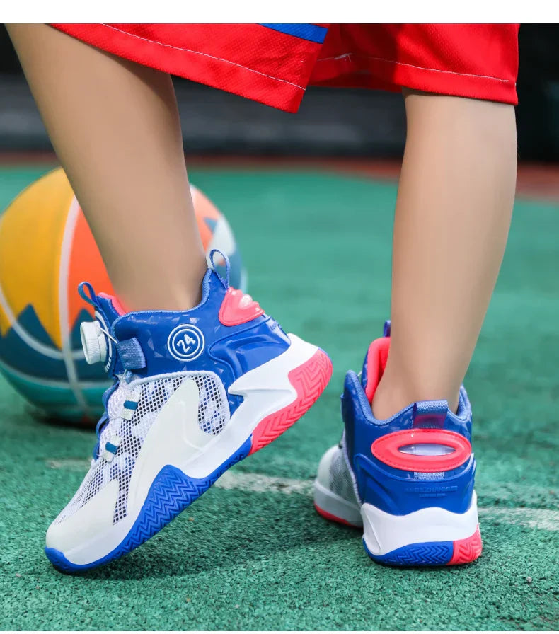 High-Quality Breathable Casual Basketball Shoes for Boys Fashionable Children's Footwear for Comfort And Style