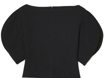 Spring Summer Women Casual Asymmetrical T-Shirts Fashion Solid Female O-Neck Short Puff Sleeve Blouse Lady Office Chic Tops