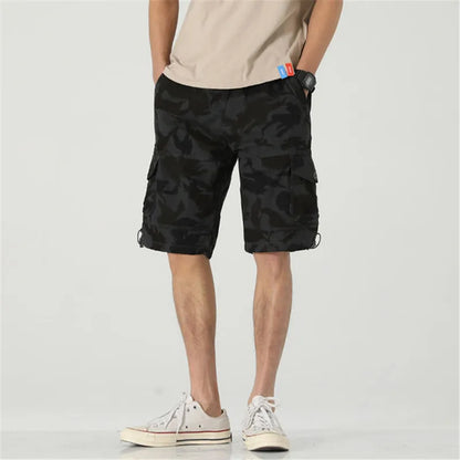 Summer Shorts Men's Casual Knee Pants Sports Outdoor Cargo Pants Camouflage Shorts Man Clothes Homme Work Pants