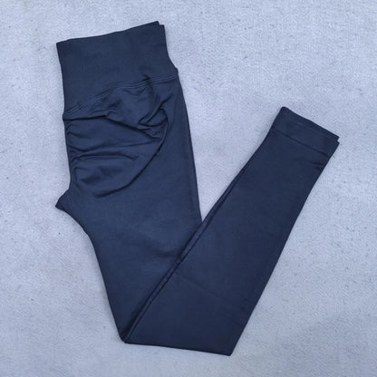 New Seamless Yoga Set Women Gym Clothing Scrunch Bum Legging Padded Tank Top Workout Outfits Fitness Sportswear Suits
