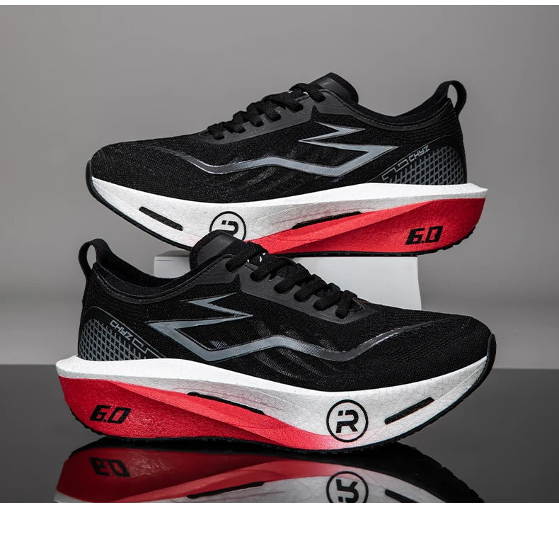 Running Shoes Carbon Board Profession Marathon Men Sports Breathable Lightweight Women's Comfortable Athletic Nonskid Sneakers