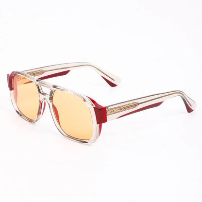 2026 New Fashion Thick Large Frame Man Sunglasses High Quality Handmade Acetate Retro UV400 Protection Goggles Women Sun Glasses