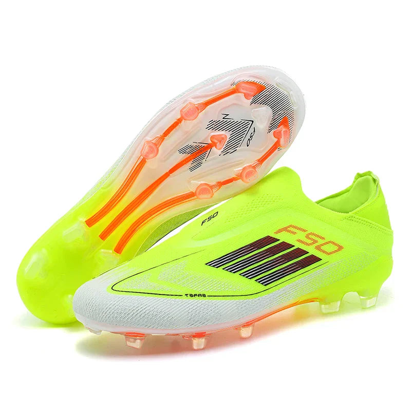 Men Football Boots Training Breathable Drop Shipping Match Sport Cleats Soccer Shoes FG Ultralight Long Spikes Indoor Sneakers