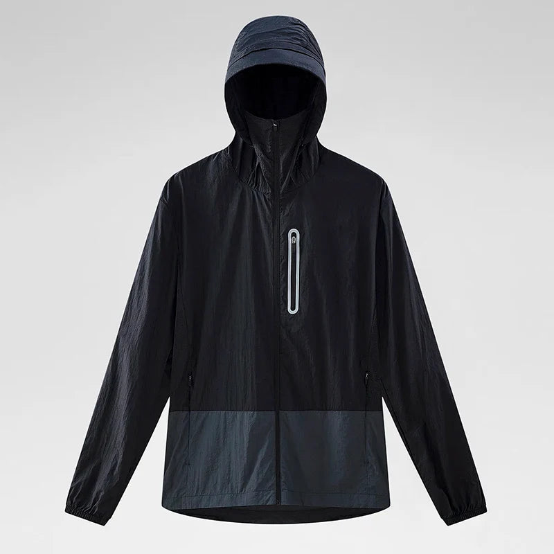Unisex Waterproof Sun Protective Jacket UPF 50+ UV Blocking Quick-Dry Breathable Windbreaker for Hiking Camping Climbing
