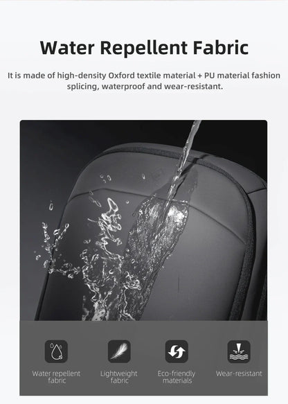 Business Backpack for Men 17 Inch Laptop Backpack with USB Port Slim Expandable Waterproof Travel Bag Large Work Computer Bag